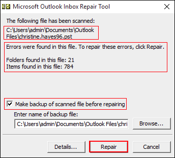 click on current button showing